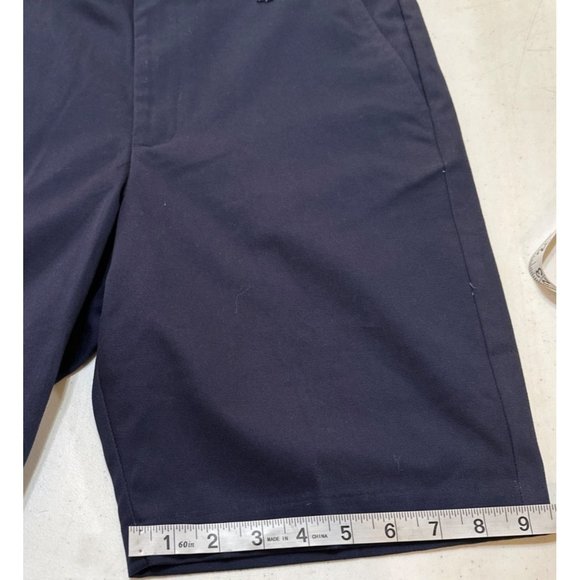 George Brand Navy Blue Flat Front Shorts Cotton Blend Boy's Size Husky 12 (NWT) - Picture 11 of 16